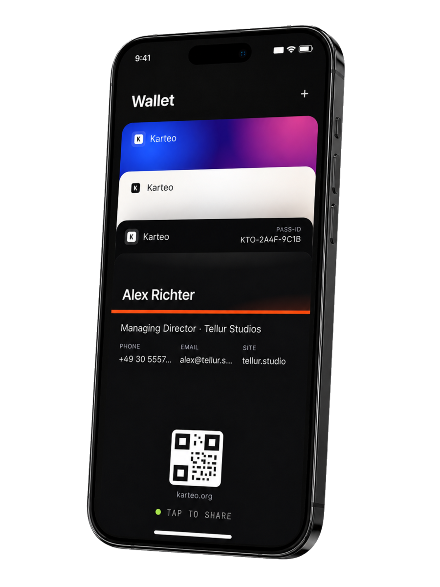 Karteo pass in Apple Wallet